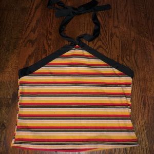 Striped Halter Top